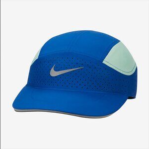 Nike Dri-Fit ADV Aerobill Tailwind Running Cap Hat Blue Green Unisex BV2204-417